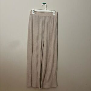 SHEIN Elastic Waist Wide Leg Pants
